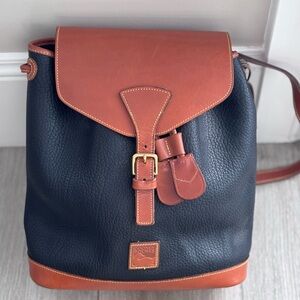 Vintage Dooney & Burke Leather Backpack